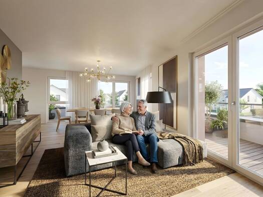 Penthouse zum Kauf - Erstbezug provisionsfrei 314.999 € 2 Zimmer 67,5 m² 2. Geschoss Queller Straße 20 Steinhagen 33803