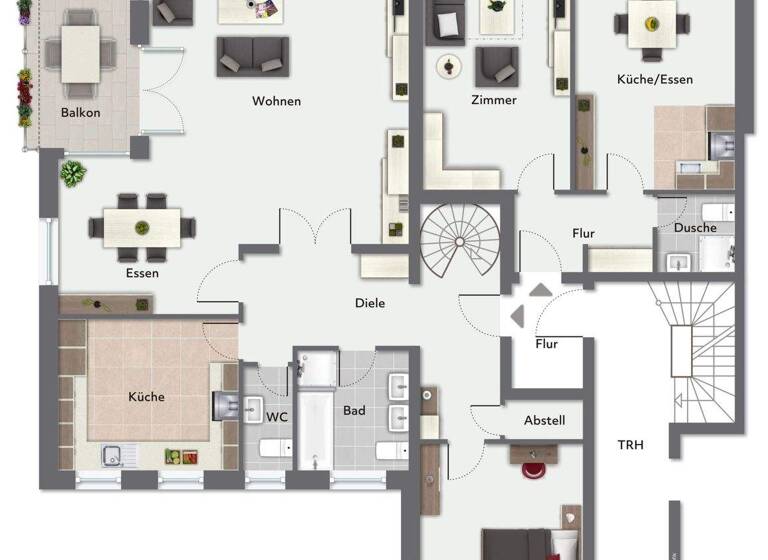 Wohnung zur Miete 1.800 € 5 Zimmer 204 m² EG frei ab 01.05.2026 Hochdahl Erkrath 40699