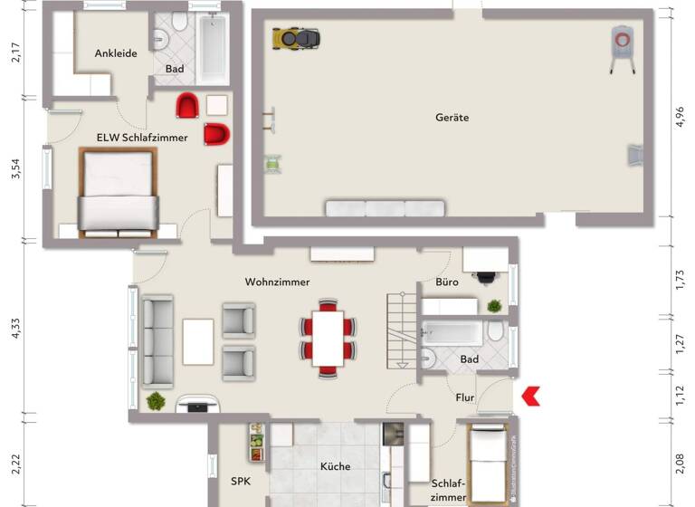 Einfamilienhaus zum Kauf 198.000 € 5 Zimmer 80,7 m² 820 m² Grundstück Sehestedt Jade 26349