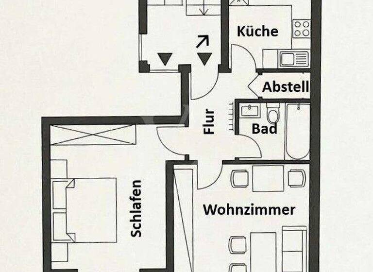 Wohnung zum Kauf 65.000 € 2 Zimmer 55 m² EG Uffenheim 97215