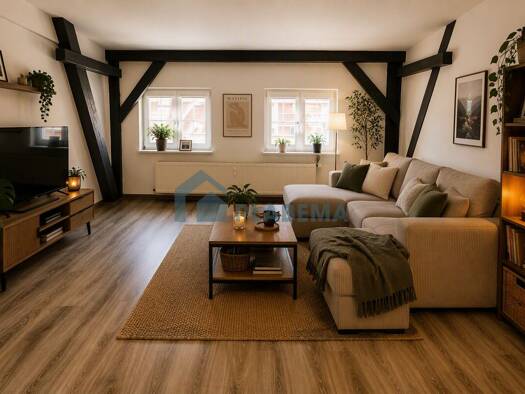 Wohnung zur Miete 785 € 3 Zimmer 65,4 m² 3. Geschoss Steinstr. 19 a Paulsstadt Schwerin 19053