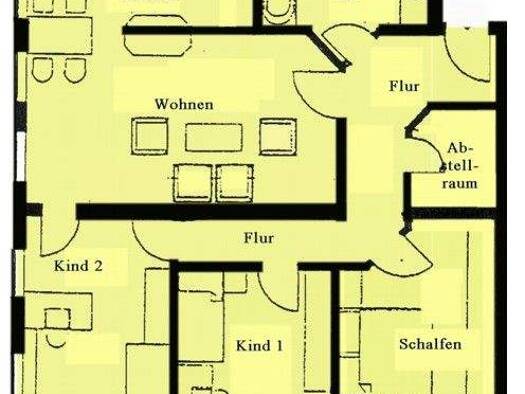 Wohnung zur Miete 535 € 4 Zimmer 97 m² 2. Geschoss Gößnitzer Str. 3 Schmölln 04626