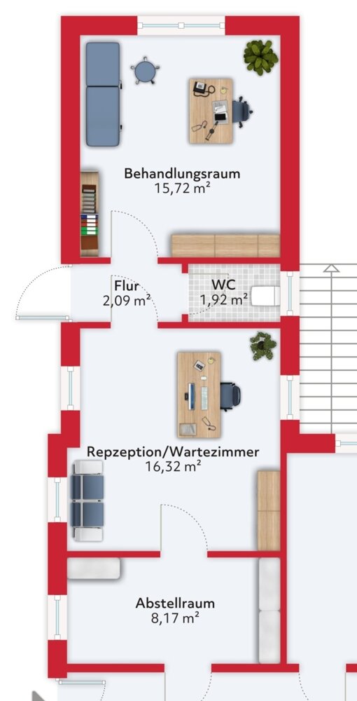 Bürofläche zur Miete 400 € Dillingen Dillingen/Saar 66763