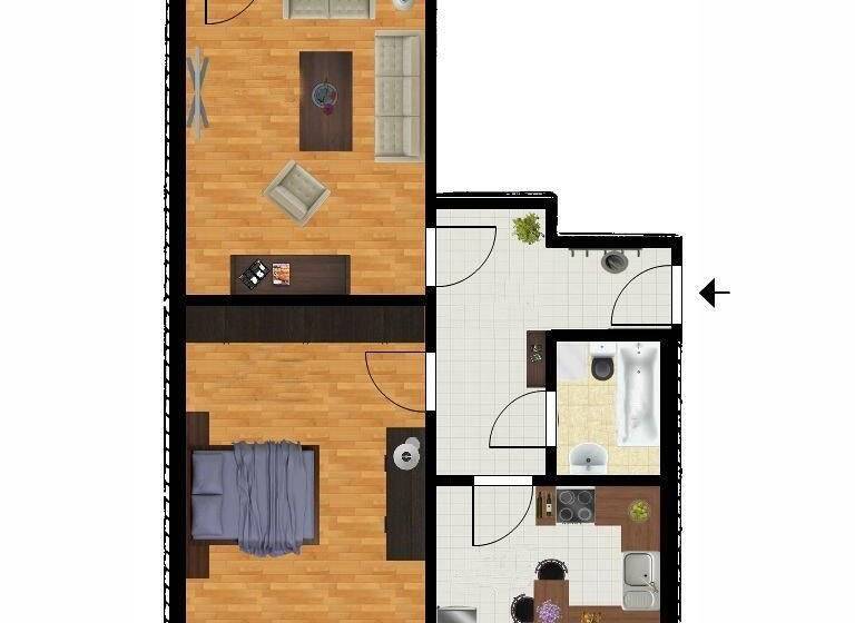 Wohnung zur Miete 310 € 2 Zimmer 56,7 m²<br/>Wohnfläche 1.<br/>Geschoss ab sofort<br/>Verfügbarkeit Dürerstraße 54 Gablenz Chemnitz 09126