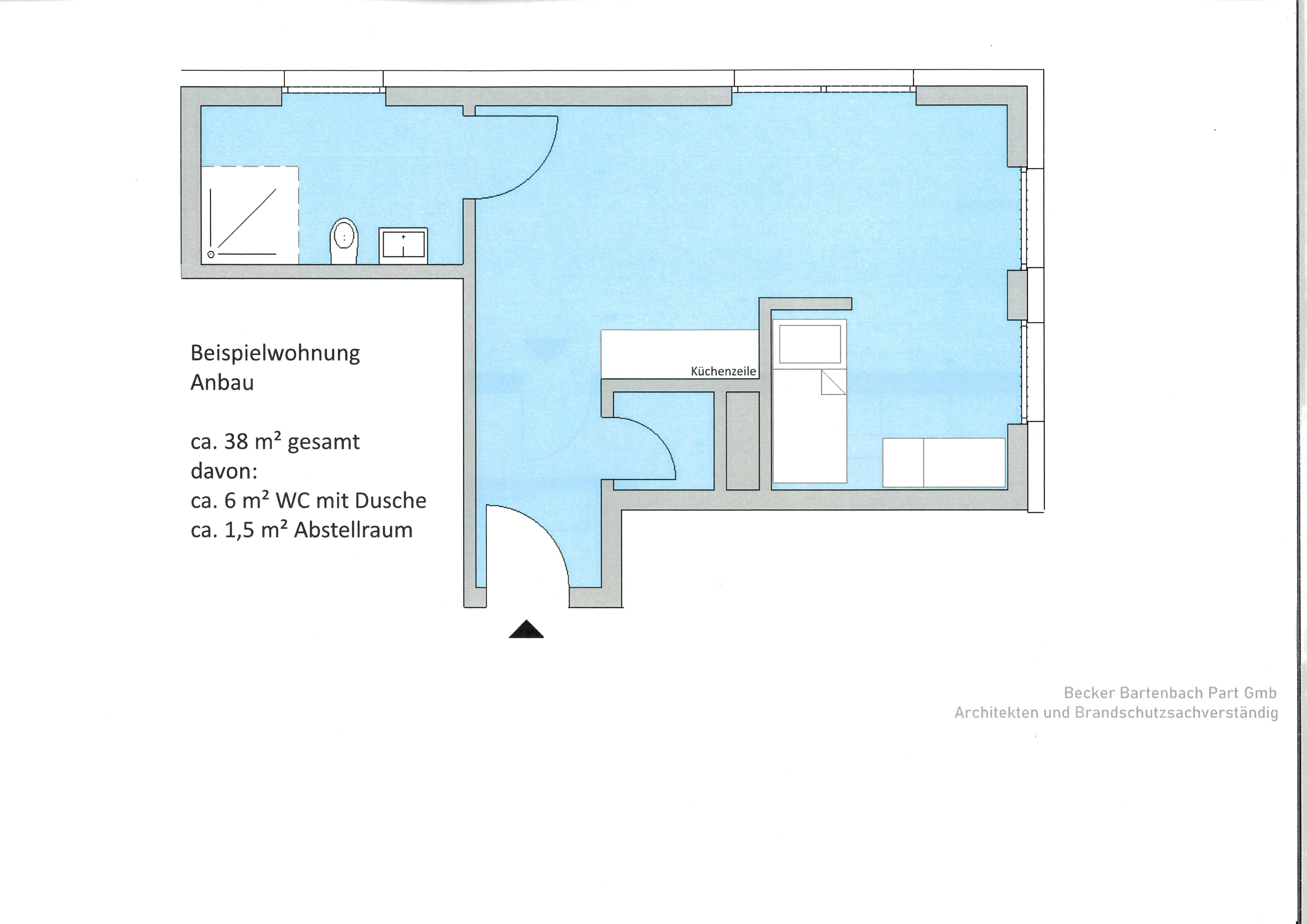 Wohnung zur Miete nur mit Wohnberechtigungsschein 2 Zimmer 56 m²<br/>Wohnfläche Happelstraße 17 Südbahnhof / John-F.-Kennedy-Siedlung Heilbronn 74074