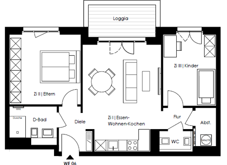 Wohnung zum Kauf provisionsfrei 503.500 € 3 Zimmer 71,8 m²<br/>Wohnfläche 1.<br/>Geschoss Roelckestraße 111 Weißensee Berlin 13086