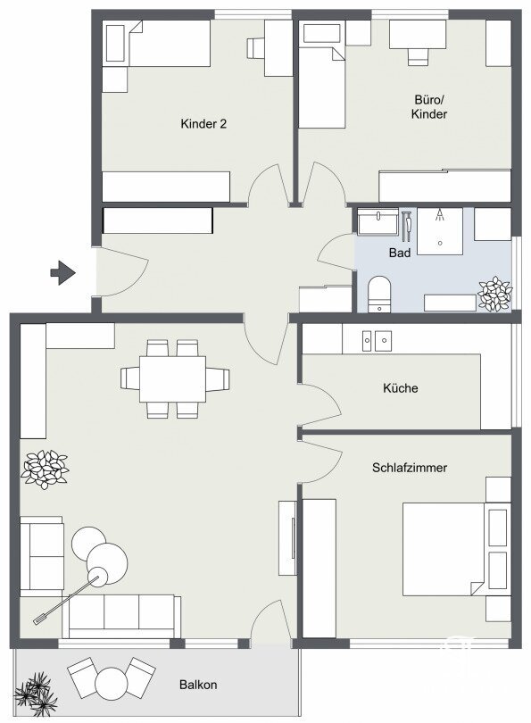 Wohnung zum Kauf 385.600 € 4 Zimmer 81,8 m²<br/>Wohnfläche Hall in Tirol 6060