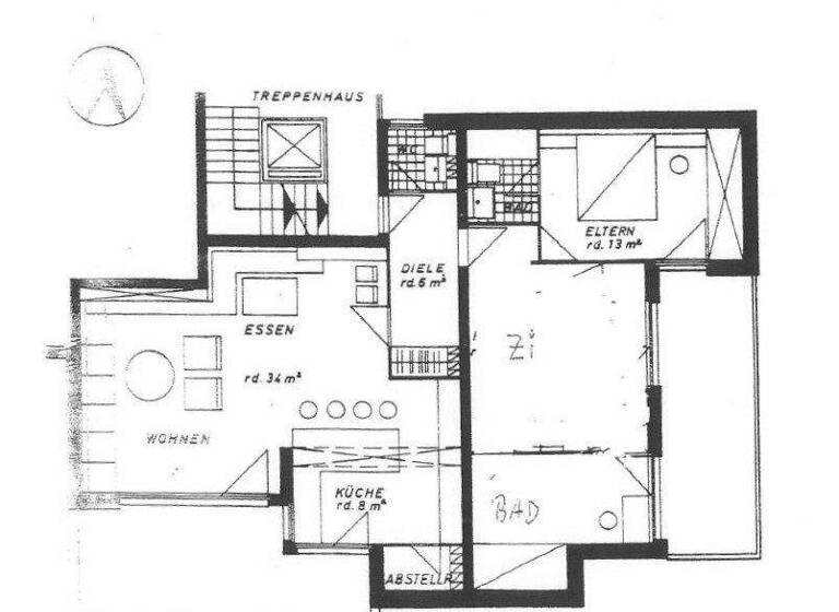 Wohnung zum Kauf 179.000 € 3 Zimmer 104 m² 1. Geschoss Buxtehude 21614