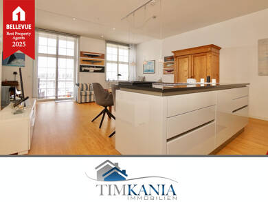 Wohnung zur Miete 2.000 € 2 Zimmer 102,5 m² 1. Geschoss Fördepromenade 28 Mürwik Flensburg 24944