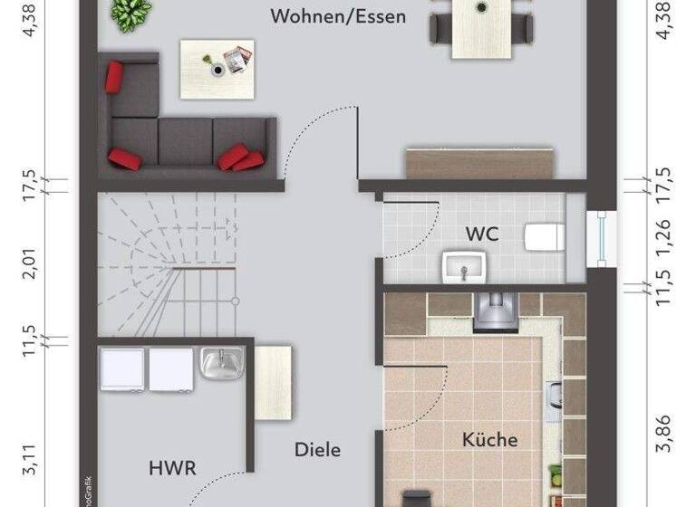 Doppelhaushälfte zum Kauf 350.000 € 5 Zimmer 125 m² 502 m² Grundstück Brook 23948