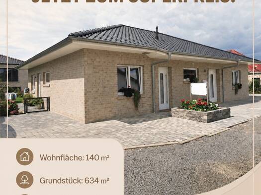 Bungalow zum Kauf provisionsfrei 479.000 € 5 Zimmer 140 m² 634 m² Grundstück frei ab sofort Ankum (49577) Ankum Ankum 49577