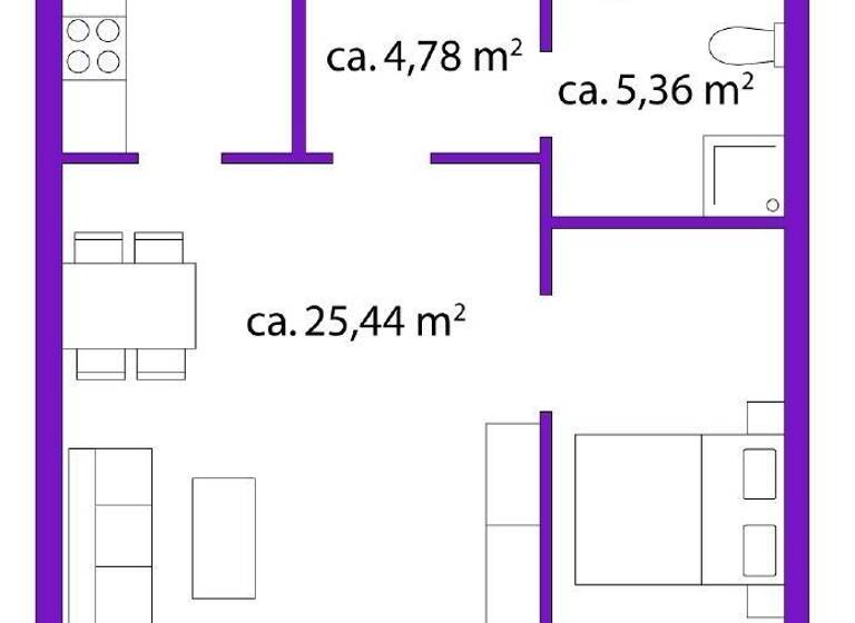 Wohnung zum Kauf 195.000 € 2 Zimmer 51 m² 5. Geschoss Wien 1020