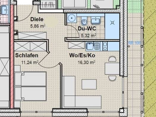 Wohnung zur Miete 660 € 2 Zimmer 45 m² Geschoss 1/3 frei ab 01.06.2026 Olewigerstr. 1 Olewig Trier 54295
