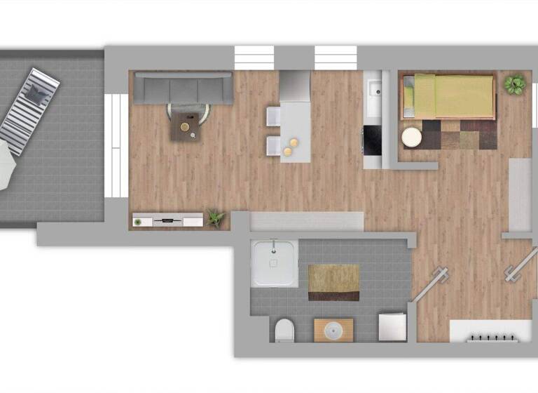 Studio zum Kauf 135.000 € 1 Zimmer 33,2 m² St. Marien 4502