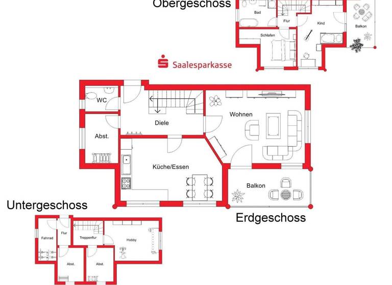 Maisonette zum Kauf 343.200 € 5 Zimmer 100,8 m² Dölau Halle 06120