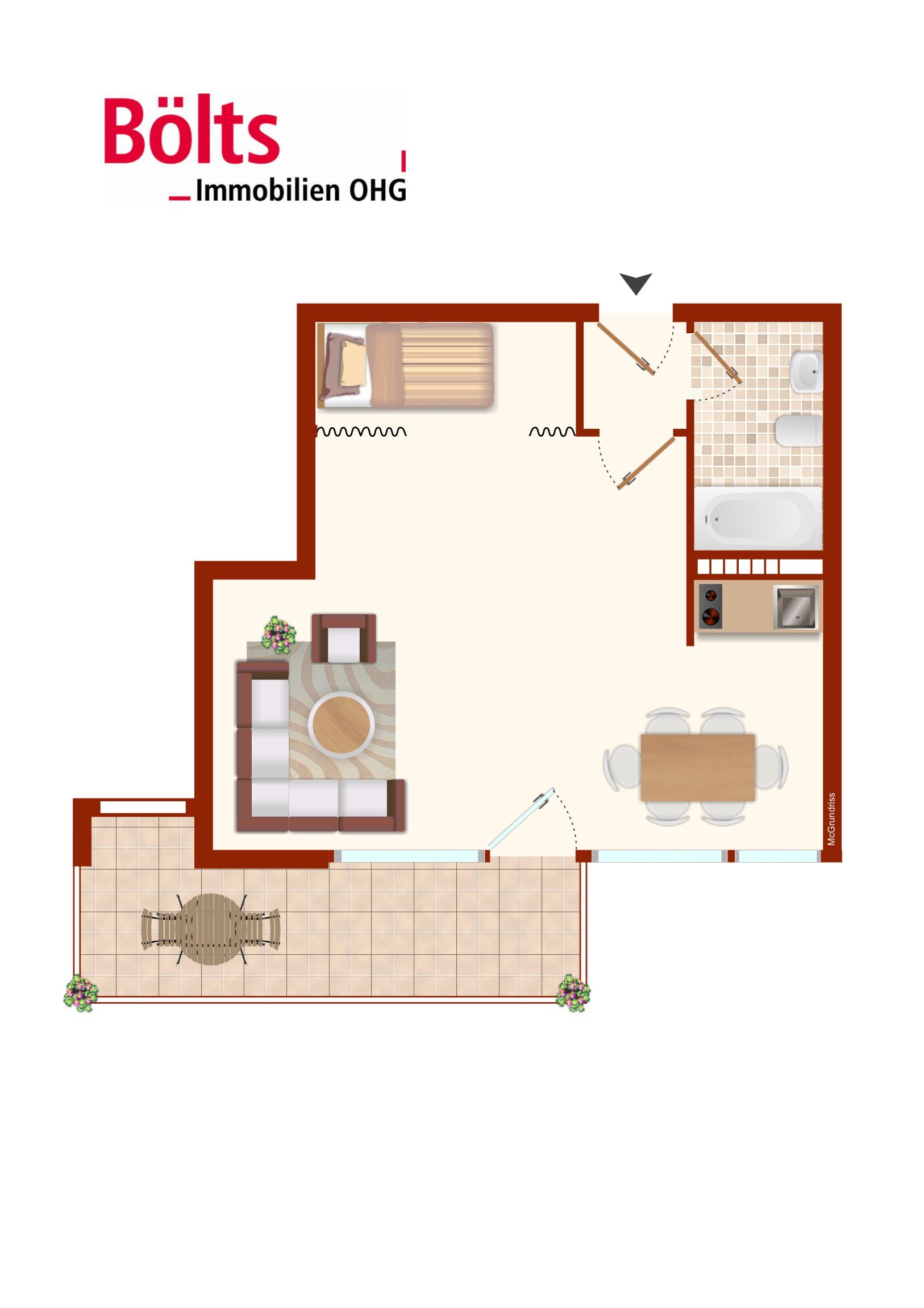 Wohnung zum Kauf 79.000 € 1 Zimmer 28 m²<br/>Wohnfläche 2.<br/>Geschoss Walle Bremen 28219