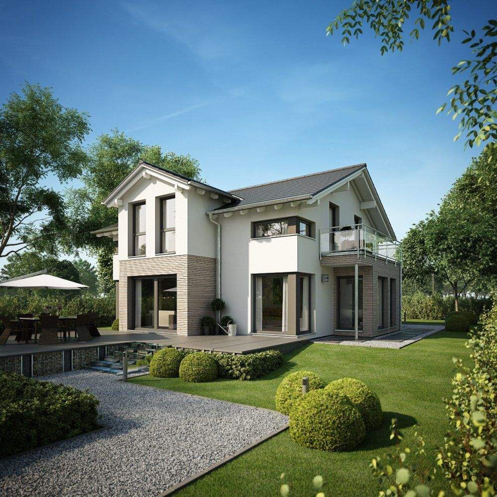 Immobilie in Hallerndorf - Stilvolles Haus mit Erker und akzentreichem Fassadenmix inklusive TOP-Grundstück mit Südausrichtung - Bild 2