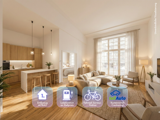 Loft zur Miete - Erstbezug 502 € 1,5 Zimmer 41,4 m² 2. Geschoss frei ab 01.09.2026 Straße der Nationen 78 Zentrum Chemnitz 09111