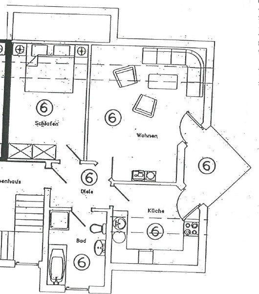 Wohnung zur Miete 360 € 2 Zimmer 57 m²<br/>Wohnfläche 3.<br/>Geschoss ab sofort<br/>Verfügbarkeit Torgauer Strasse 18 Luppa Wermsdorf 04779