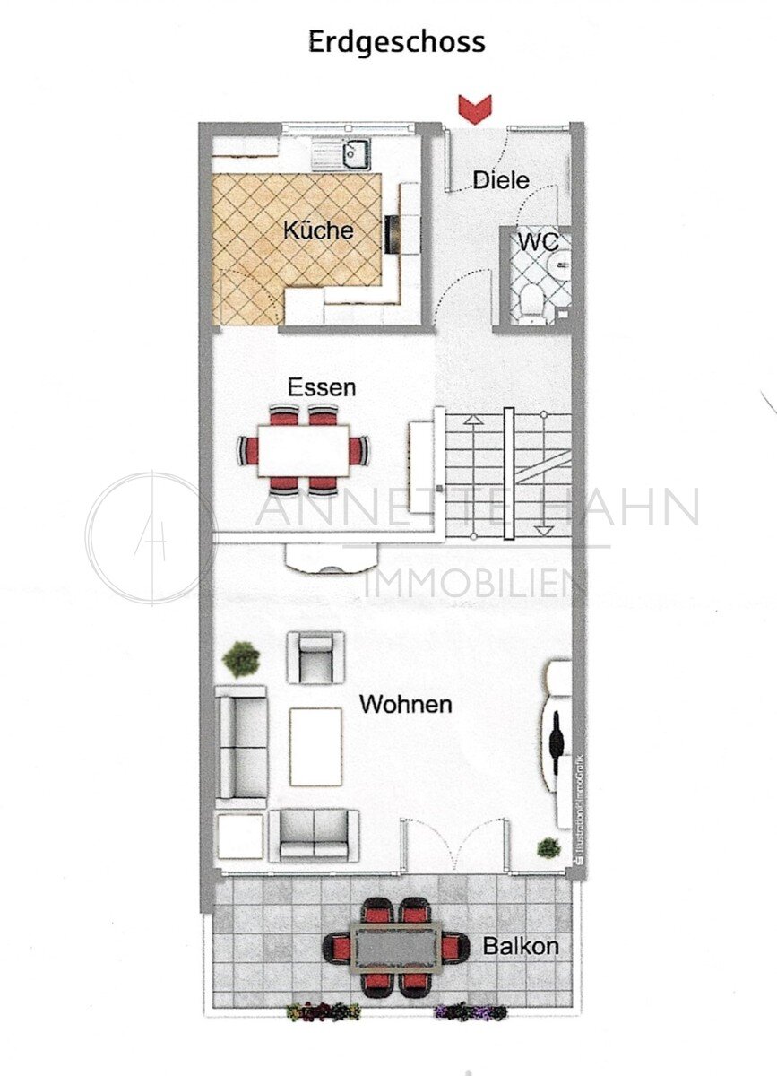 Reihenmittelhaus zum Kauf 349.000 € 5 Zimmer 140 m²<br/>Wohnfläche 174 m²<br/>Grundstück Bad Kreuznach Bad Kreuznach 55543