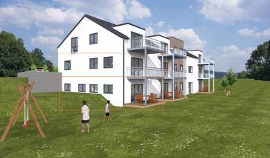 Wohnung zur Miete - Neubau nur mit Wohnberechtigungsschein 627 € 4 Zimmer 92,2 m² EG Zum Hellberg 6 Kernscheid 1 Trier 54296