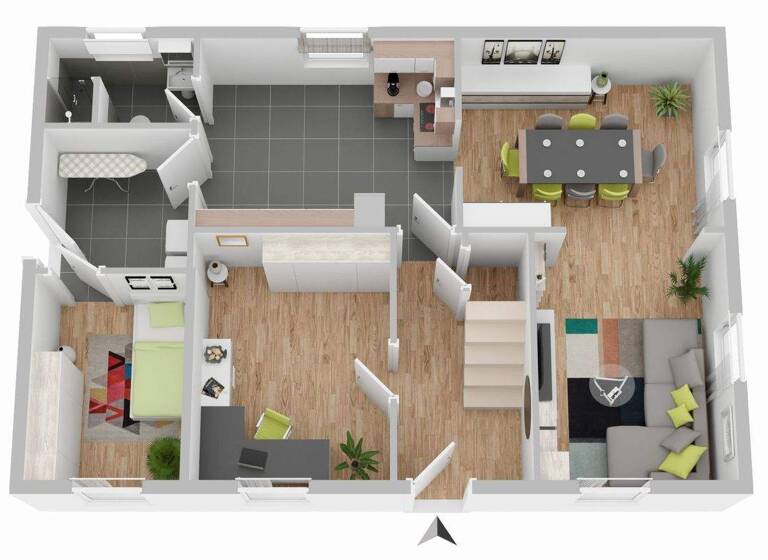 Einfamilienhaus zum Kauf 299.000 € 5 Zimmer 151,8 m² 446 m² Grundstück Gessel Syke 28857