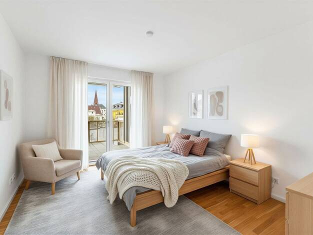 Wohnung zur Miete - Erstbezug 951 € 2 Zimmer 56,8 m² 1. Geschoss frei ab sofort Leyh Nürnberg 90431