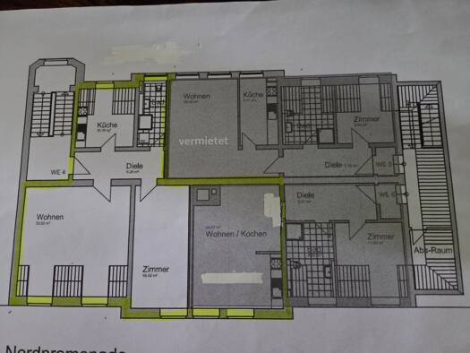 Wohnung zur Miete 995 € 3 Zimmer 107 m² Geschoss -2/2 frei ab 01.10.2026 Nordpromenade 15 Luckau 15926