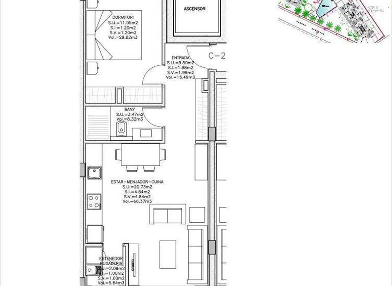Wohnung zum Kauf - Erstbezug 270.000 € 2 Zimmer 50,4 m² 4. Geschoss Sa Coma 07560