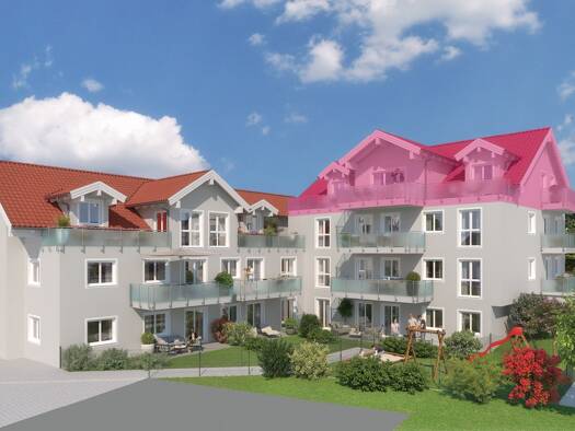 Wohnung zur Miete - Erstbezug 2.650 € 4 Zimmer 135 m² Dachgeschoss, 3. Geschoss frei ab sofort Bahnhofstraße 18b Grafing 85567