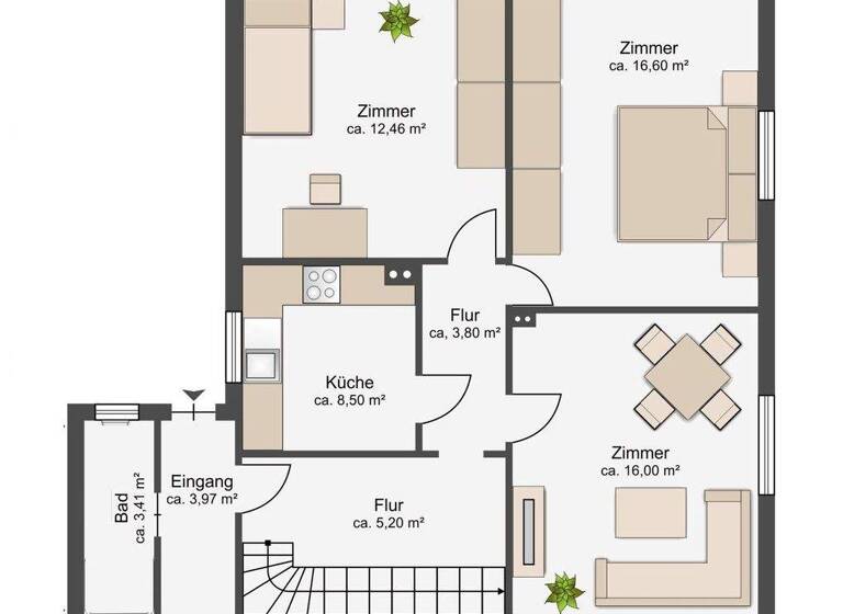 Einfamilienhaus zum Kauf 74.900 € 6 Zimmer 150 m² 581 m² Grundstück Wolfen Bitterfeld-Wolfen 06766