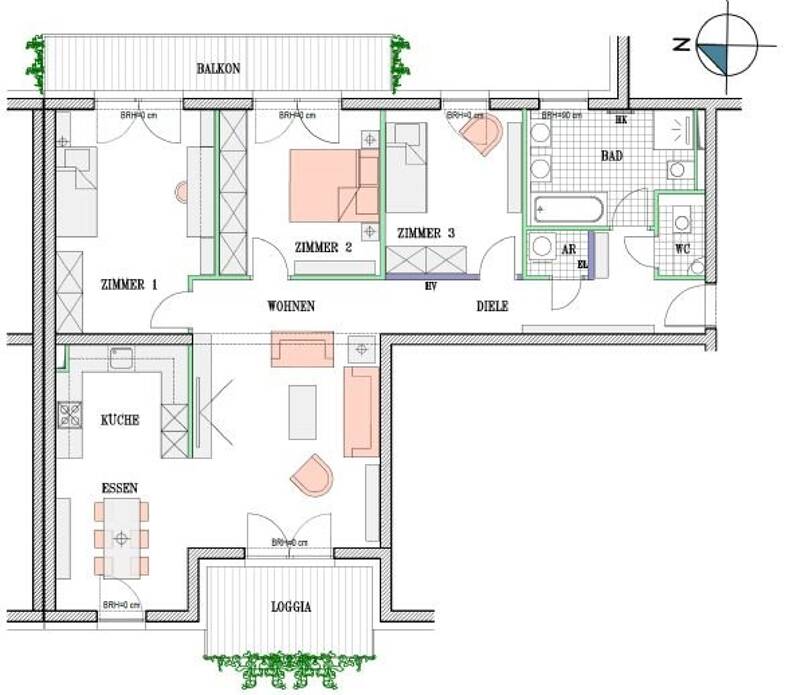 Wohnung zum Kauf provisionsfrei 452.000 € 4 Zimmer 113,1 m² 1. Geschoss Fettenvorstadt Greifswald 17489