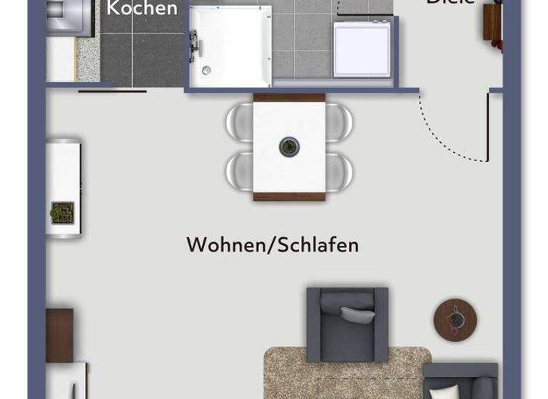 Studio zum Kauf 109.000 € 1 Zimmer 41,2 m² Probstheida Leipzig 04289