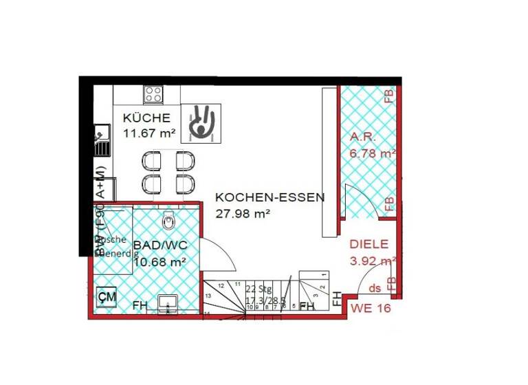 Wohnung zur Miete 1.285 € 3 Zimmer 115,8 m² Marktstraße 84 Altstadt-Süd Oberhausen 46045