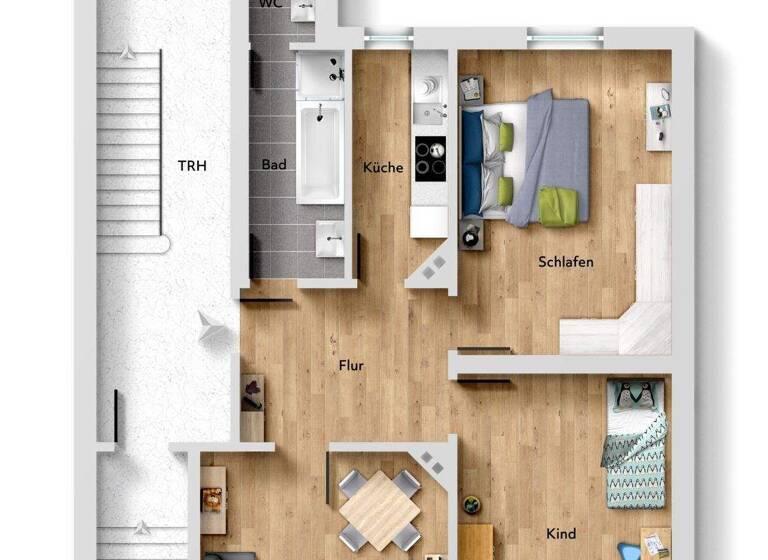 Wohnung zum Kauf 115.000 € 3 Zimmer 73 m² Marienkirche Oberhausen 46047