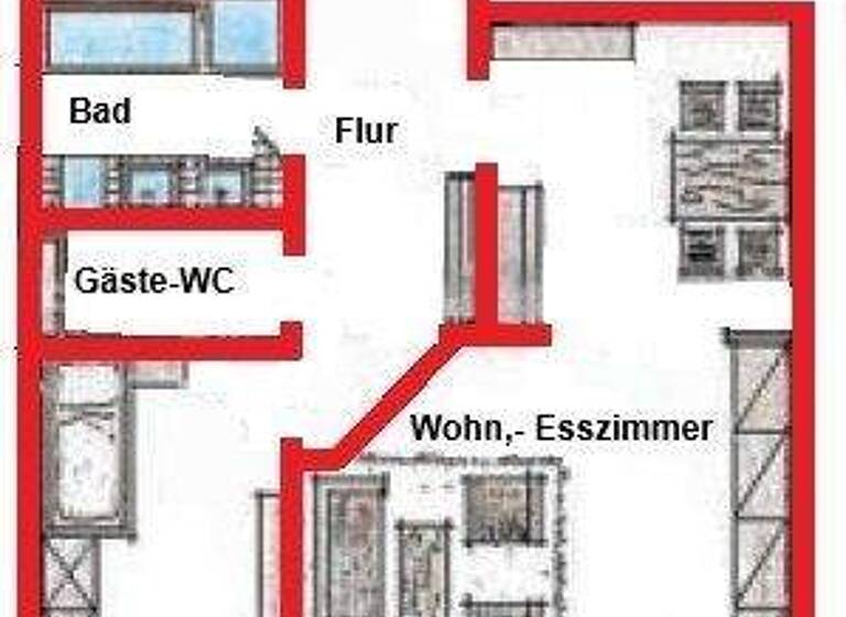 Wohnung zum Kauf 187.500 € 3,5 Zimmer 95,6 m² Geschoss 1/3 Lindenhof Oberndorf am Neckar 78727