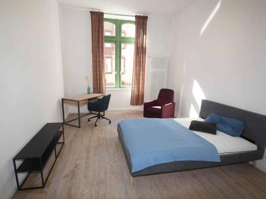 Studio zur Miete nur mit Wohnberechtigungsschein 740 € 1 Zimmer 33 m² 3. Geschoss frei ab 01.04.2026 Moselstraße 8 Bahnhofsviertel Frankfurt am Main 60329