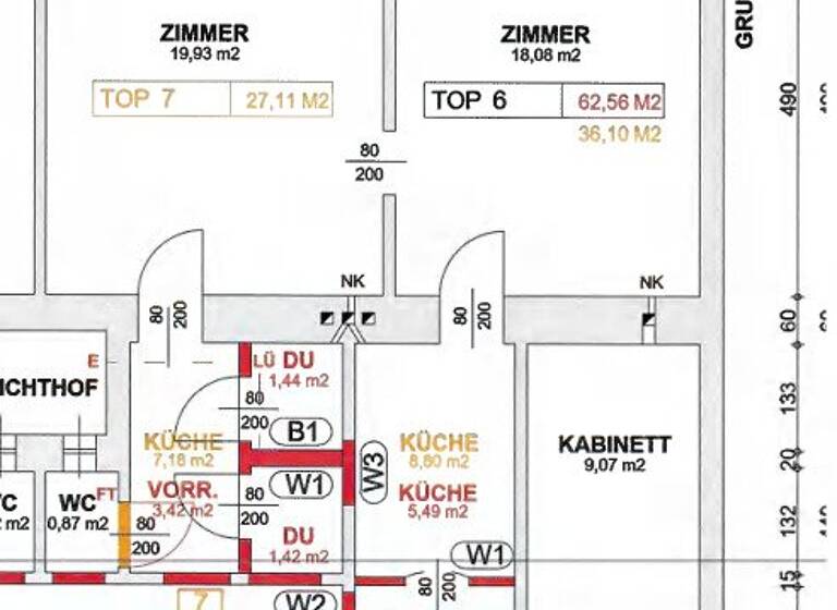 Wohnung zum Kauf 248.900 € 3 Zimmer 62,6 m² Wien 1200