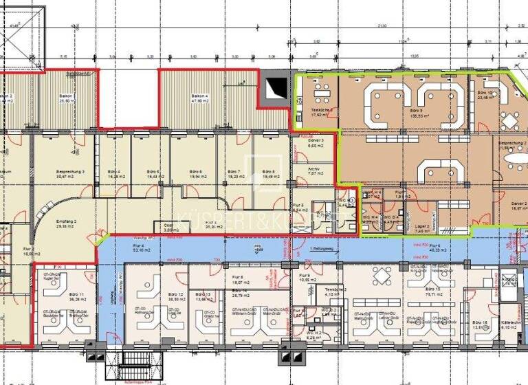 Bürogebäude zur Miete 602,4 m² Bürofläche Großreuth h d Veste Nürnberg 90409