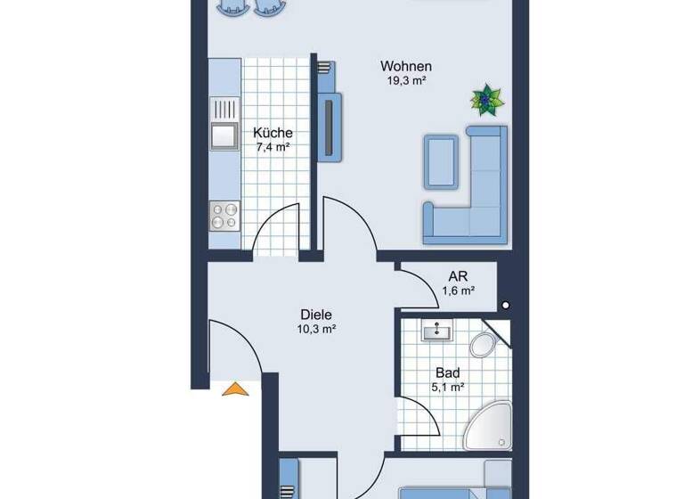 Wohnung zum Kauf 229.000 € 2 Zimmer 68,5 m² 1. Geschoss Buchholz Buchholz in der Nordheide 21244