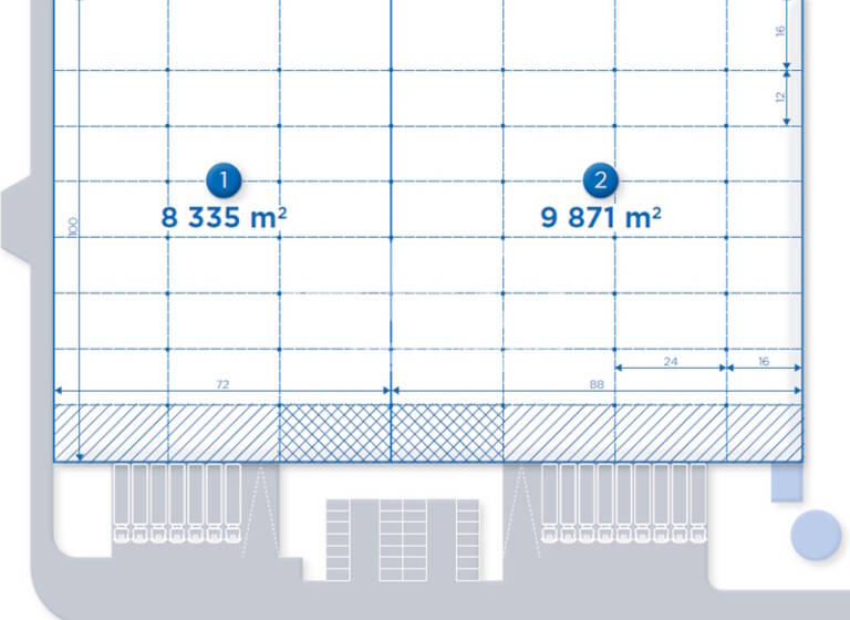 Lagerhalle zur Miete provisionsfrei 8,25 € 17.600 m² Lagerfläche teilbar ab 8.335 m² Holten Oberhausen 46047