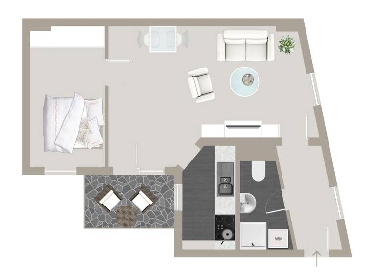 Wohnung zum Kauf 430.000 € 2 Zimmer 53,8 m² 2. Geschoss Mitte Berlin 10115