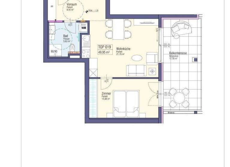 Wohnung zum Kauf - Erstbezug 293.000 € 2 Zimmer 50 m² EG frei ab 31.12.2027 Lind Villach 9500
