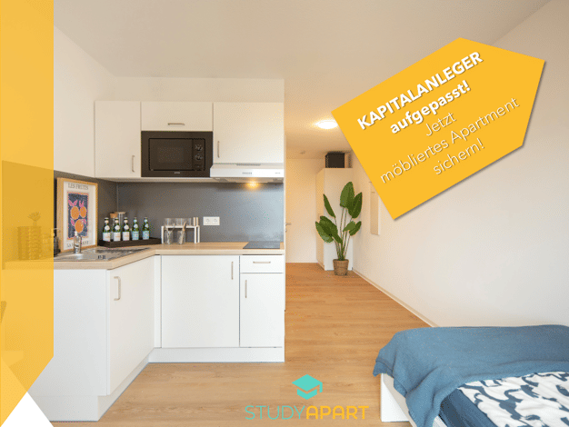 Wohnung zum Kauf - Neubau provisionsfrei als Kapitalanlage geeignet 169.000 € 1 Zimmer 19,6 m² Gleißbühl Nürnberg 90402
