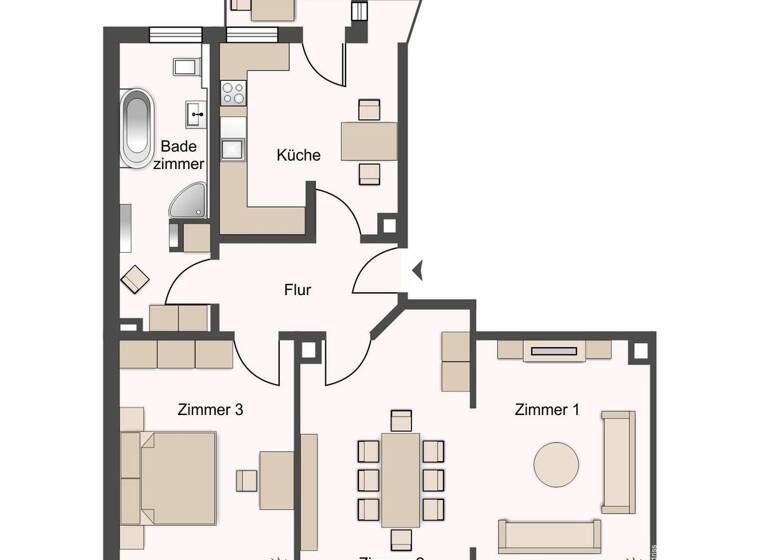 Wohnung zum Kauf 325.000 € 3 Zimmer 92,5 m²<br/>Wohnfläche 4.<br/>Geschoss Reudnitz-Thonberg Leipzig 04317