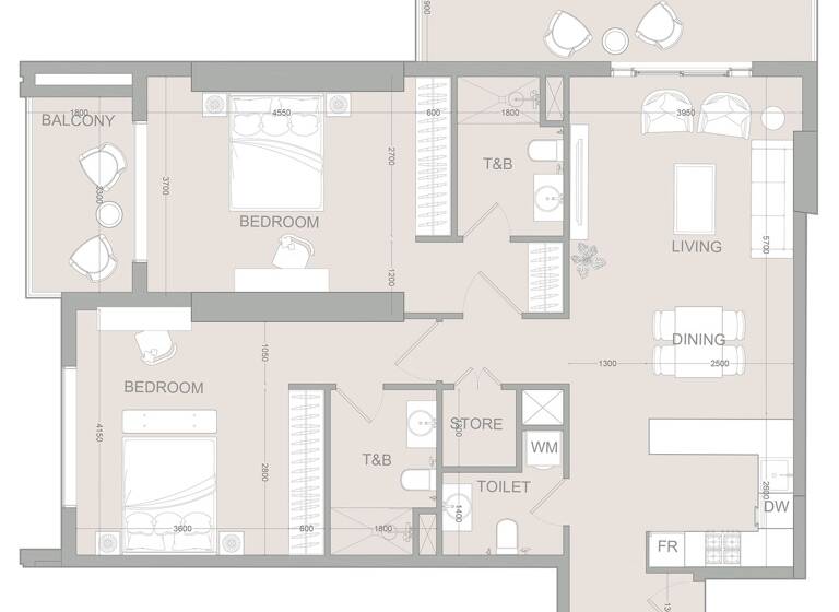 Wohnung zum Kauf provisionsfrei 418.104 € 3 Zimmer 120,7 m² Dubai 00000
