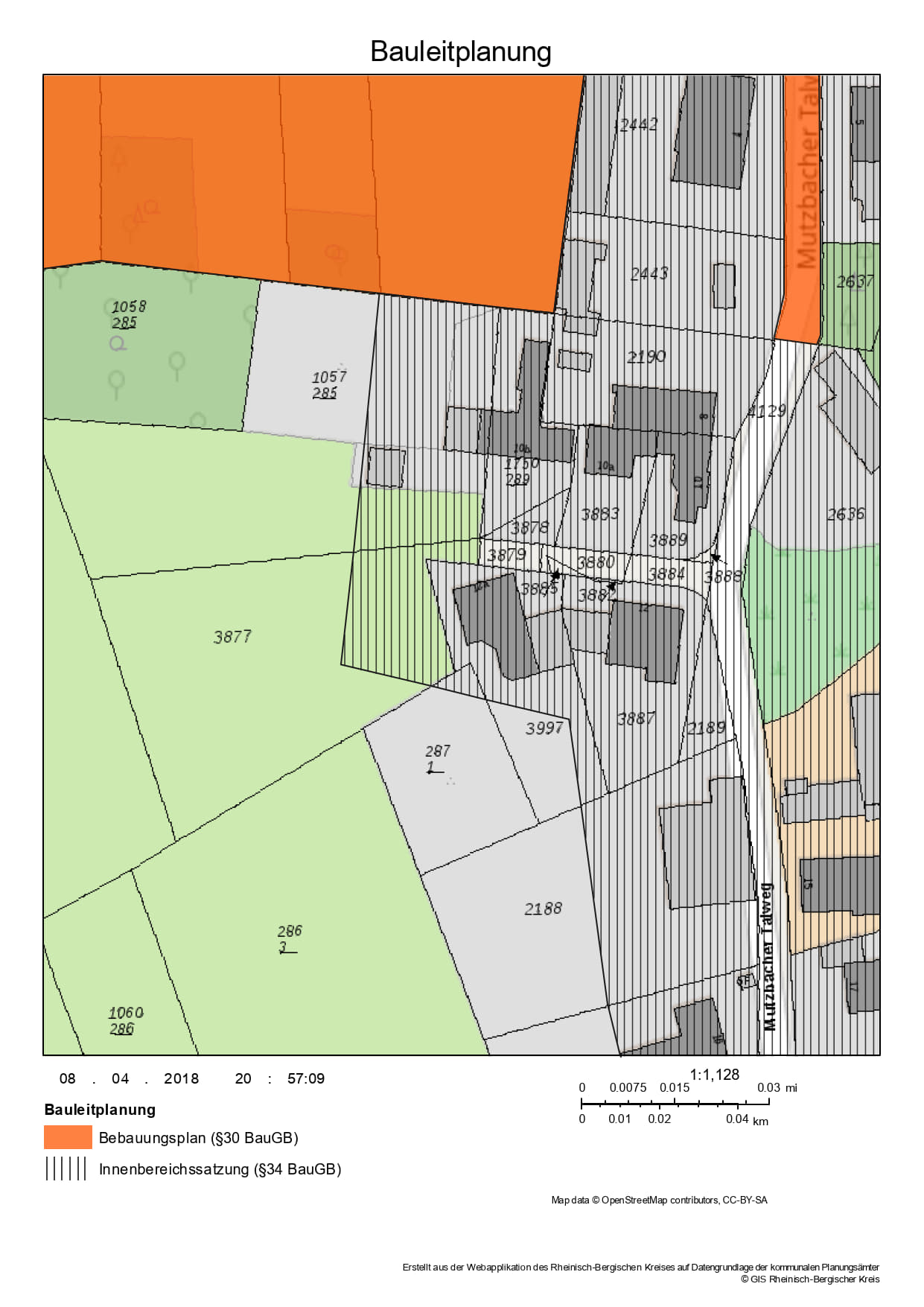 Grundstück zum Kauf 597.000 € 1.203 m²<br/>Grundstück Voiswinkel Odenthal 51519