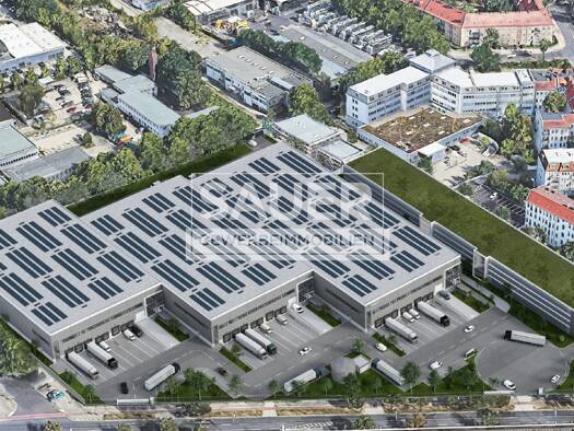 Lagerhalle zur Miete - Erstbezug provisionsfrei 3.892 m² Lagerfläche teilbar ab 3.850 m² Weißensee Pankow 13088