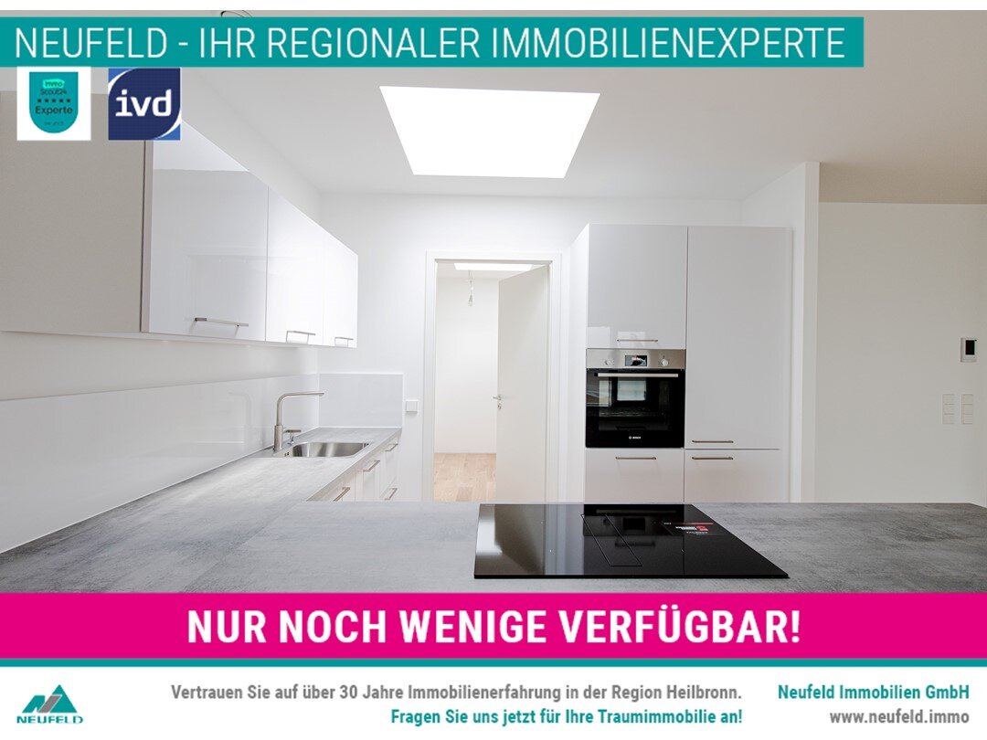 Wohnung zur Miete 1.690 € 2 Zimmer 101,3 m²<br/>Wohnfläche 4.<br/>Geschoss ab sofort<br/>Verfügbarkeit Wartbergstraße 8/1 Nordstadt Heilbronn 74072