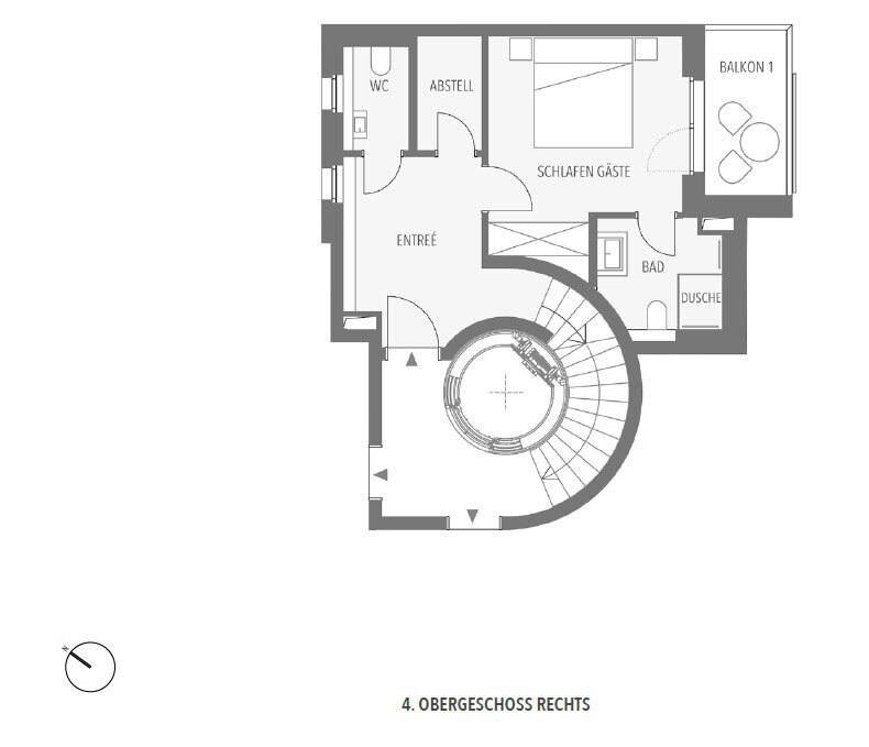 Penthouse zur Miete 3.900 € 3 Zimmer 147 m²<br/>Wohnfläche 4.<br/>Geschoss 01.02.2025<br/>Verfügbarkeit Neuhausen München 80634